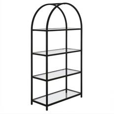 Hudson & Canal Canora Grey Morrone Bookcase Black Book Shelf