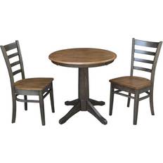 Dining Sets International Concepts 30" Corla Round Top Dining Set