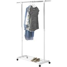 White Clothes Racks Whitmor Deluxe Adjustable Garment Clothes Rack