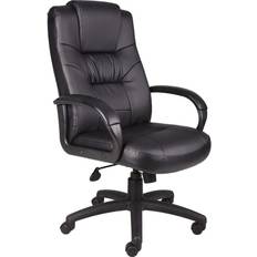 Black executive office desk Boss Office Products Executive High Back Office Chair