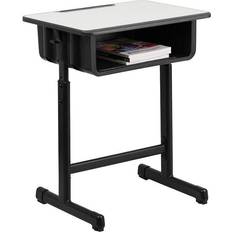 Flash Furniture Open Front Student —Gray Writing Desk