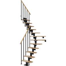 Svarta Vinkeltrappor Dolle Dublin Classic II 5082792-0100