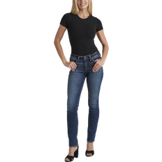 Suki Mid Rise Straight Leg Jeans