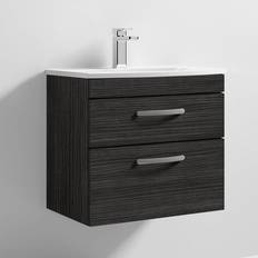 Black Vanity Units for Single Basins Nuie Athena Hung