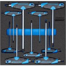 Cacciaviti a testa esagonale Gedore Modulo Utensile 1500 CT2-DT 2142 9-TLG.2 Winkelschraubendreher 2309009 Cacciavite a testa esagonale