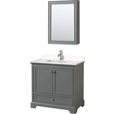 Vanity Units for Single Basins Wyndham Collection WCS202036S-VCA-MED