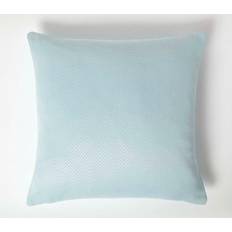 Homescapes Herringbone Chevron Cushion Cover Blue