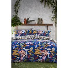 Furn Amanita Abstract Mushroom Duvet Cover Blue