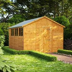 Outbuildings power Sheds 14 Shiplap Dip Treated Shed (Building Area )