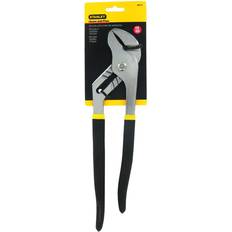 Polygrips Stanley Tongue & Groove Plier: 2-1/4" Capacity, Serrated Jaw Curved Head Polygrip