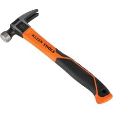 Klein Tools Carpenter Hammers Klein Tools H80816 16-Ounce Smooth Head, Fiberglass Tether Hole Carpenter Hammer