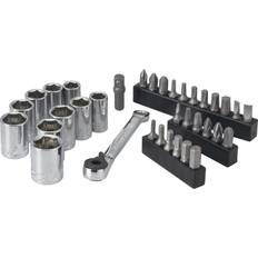 Ratchet Wrenches Craftsman 1/4 Metric SAE Right Angle Bit Driver Set 35 pc. Case Of: 1; Ratchet Wrench