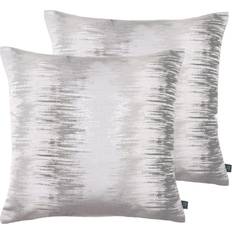 Prestigious Textiles Equinox Twin Pack Chair Cushions Grey, Silver