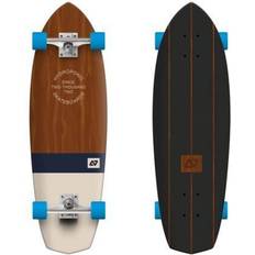 Bianco Crociere Hydroponic Diamond Complete Cruiser Skateboard Vintage Brown Brown/White