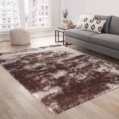 Carpets & Rugs Modern Soft Two Shimmer Shaggy Bronze