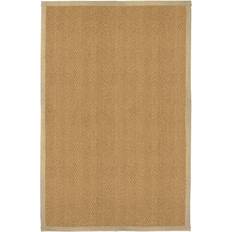 B&Q Carpets B&Q Herringbone Weave Brown Rug Grey, Green, Blue, Red