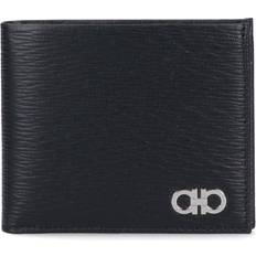 Ferragamo Salvatore Leather Bifold Wallet - black