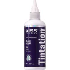 Black Semi-Permanent Hair Dyes Kiss Tintation Semi-permanent T930 Black Violet