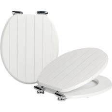 Wooden Soft Close Toilet