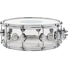 DW Snare Drum, Clear DDAC5514SSCL