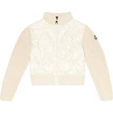 Moncler Down-paneled cotton cardigan white Y