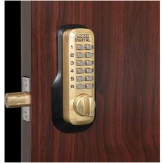 Combination entry door locks USA Keyless Mechanical Deadbolt, 1.75 D Wayfair M210-SB