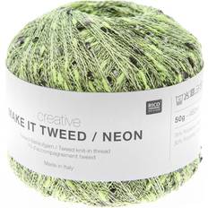 Håndarbejdsmønstre Rico Design Rico Creative Make It Tweed Neon Gul