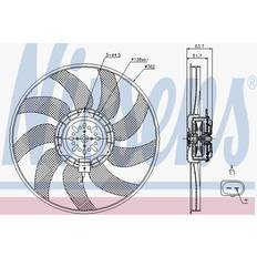 Nissens 85728 Køleventilator Audi A6 C7