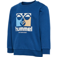 9-12M - Mädchen Sweatshirts Hummel Navy Peony Lime Sweatshirt