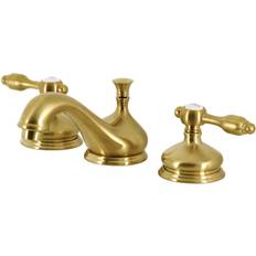 Kingston Brass KS1167TAL 8 in Widespread Bathroom Faucet Brushed Brass