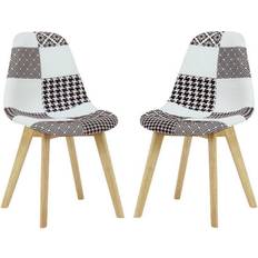 Multicoloured Kitchen Chairs Life Interiors Chrono Patchwork Kitchen Chair