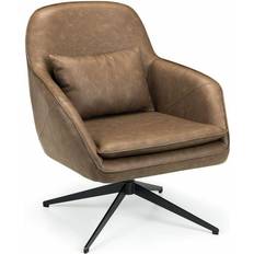 Noel Brown Soft Lounge Chair