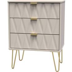 B&Q Diamond Ready Assembled 3 Chest of Drawer