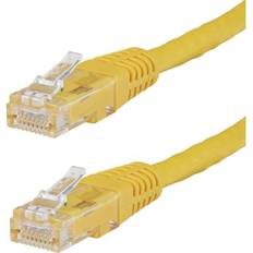 Gigabit ethernet cable 1ft CAT6 Ethernet Cable Yellow Molded Gigabit CAT 6 Wire