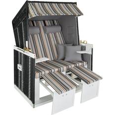 Tectake Solstole Havemøbler tectake Beach chair with cushions