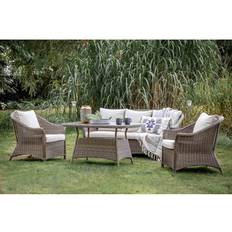 Crossland Grove Rounded Country Sofa Patio Dining Set