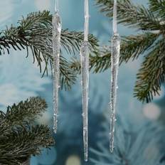 Transparent Weihnachtsbaumschmuck EISZAPFEN Weihnachtsbaumschmuck