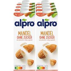 Alpro Mandeldrink Pflanzlicher Ohne Zucker 100cl 8Pack