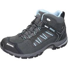 Hiking walking boots Meindl Journey Mid GTX Women's Walking Boots - Anthracite/Azure