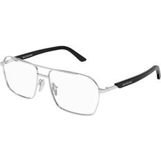 Balenciaga Asian Fit 001 57 Briller Mænd Silver 57mm