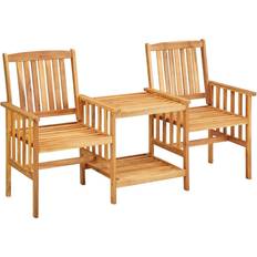 Bistrosets vidaXL Tuinstoelen Met Theetafel 159 x 61 x 92 cm