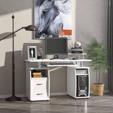 Furniture Homcom Gwiana Multi-Storage Computer Writing Desk