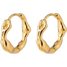 Pilgrim Zion Small Huggie Hoop Earrings - Gold