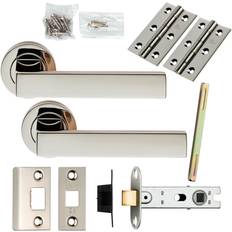 Loops Handle & Latch Pack Polished Screwless