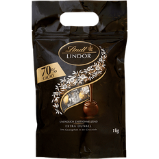 Lindt Schokolade Lindt Kugeln Extra Dark 70%, 1000g Beutel