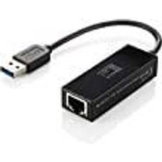 Cartes Réseau et Adaptateurs Bluetooth LevelOne USB-0401 carte réseau Ethernet 1000 Mbit/s