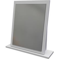 B&Q Sherwood Grey Rectangular H50.5Cm Wall Mirror