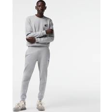 Joggingbukser - Sølv Lacoste Sweatpants Med Logo I Slim Fit - Grå