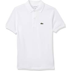 Children's Clothing Lacoste boys Short Sleeve Classic Pique Polo Shirt, White, Years