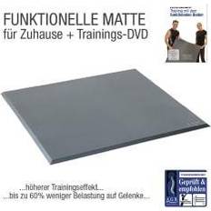 Flexi-Sports Functional Training Bodenmatte Grau 91,5cm x 91,5cm Übungs-DVD "Training mit dem Funktionalem Boden"